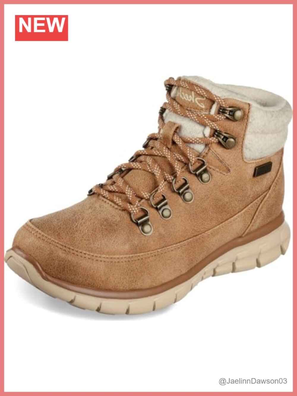 Water Resistant Ankle Hiking Boots with Warm Tech Memory Foam Insole